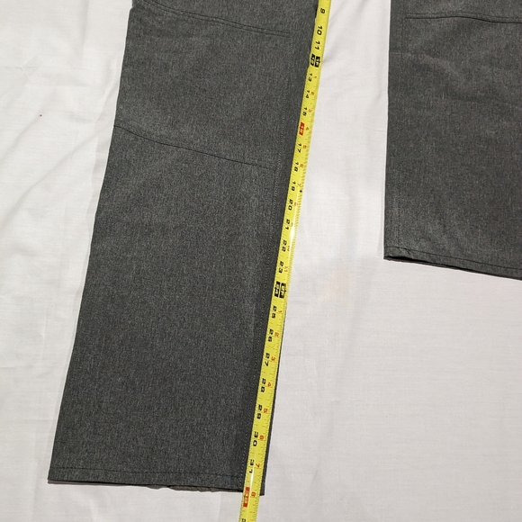 Wind river cargo pants womens gray 8x32 zipper and button front closure pockets - Picture 5 of 11